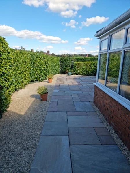 Finished garden