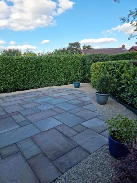 Finished garden