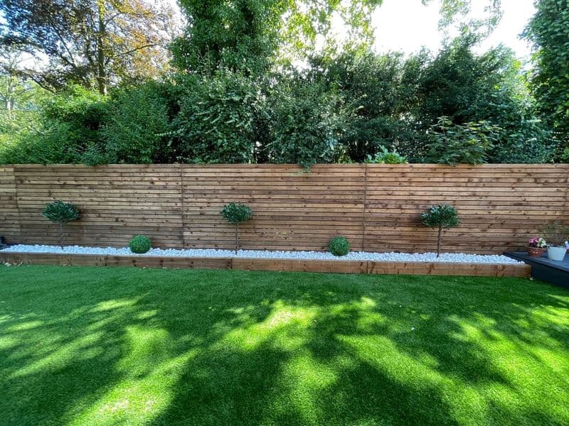 Finished garden