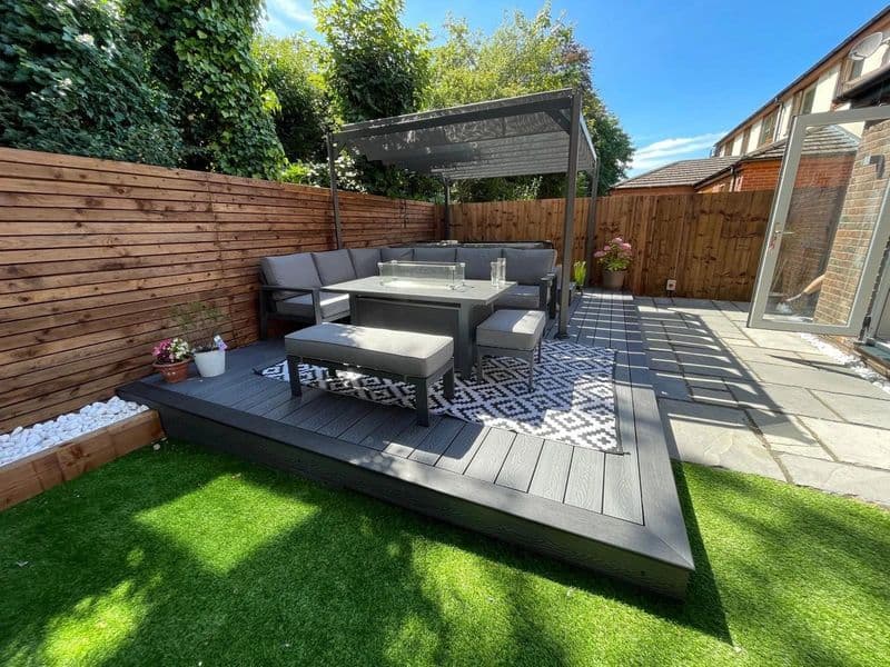 Finished garden