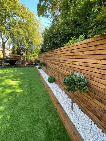 Finished garden