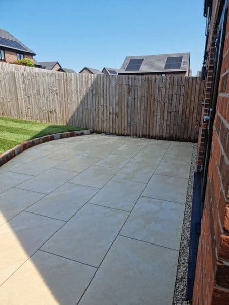 Finished garden