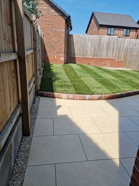 Finished garden