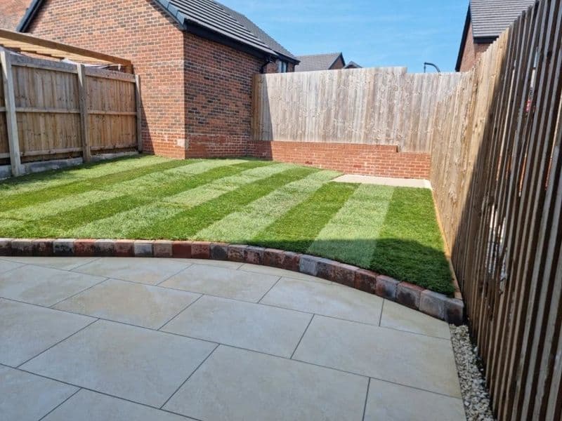 Finished garden