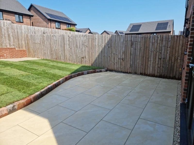 Finished garden