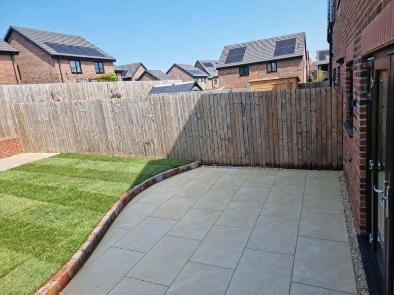 Finished garden