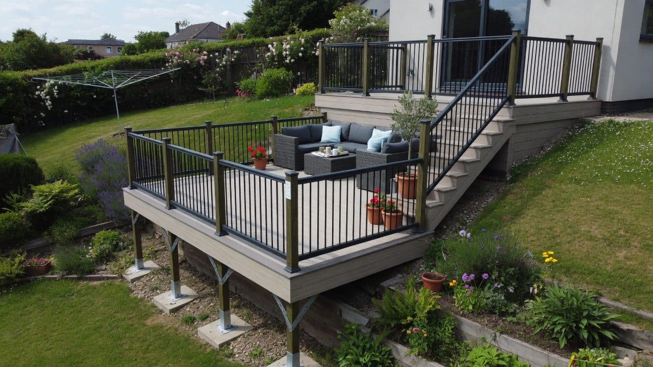 How to Lay Decking on Uneven Ground: 2 Simple Methods