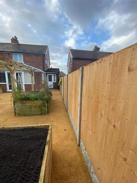 Close Board Fencing, Pergola & Gravel Gardens in Walton-le-Dale