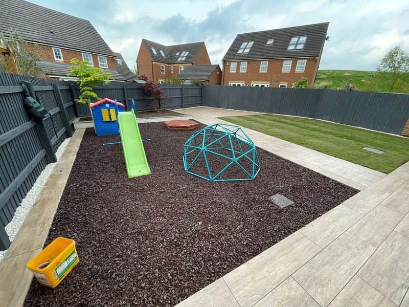 Zoned family garden in Buckshaw