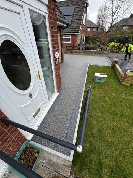 Resin Bound Driveway in Preston — finished landscaping in Preston