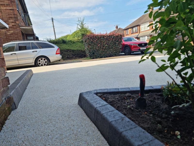 Resin Bound Driveway & Edging in Preston — finished landscaping in Preston