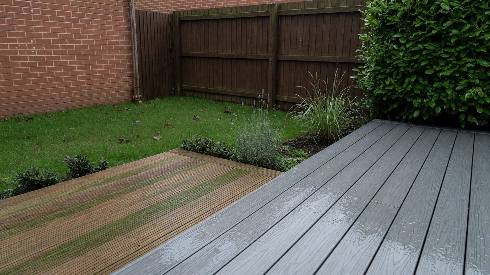 Composite vs Timber Decking in a Wet North West Garden