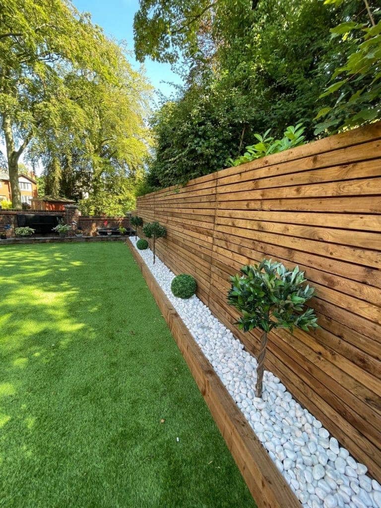 Bespoke Family Garden before works — Longridge