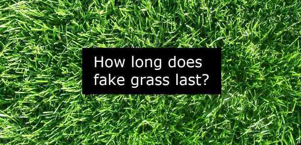 How long does fake grass last?