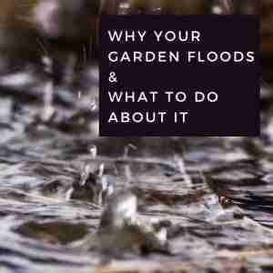 Why your garden floods & What to do about it