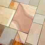 Nice coloured sandstone paving