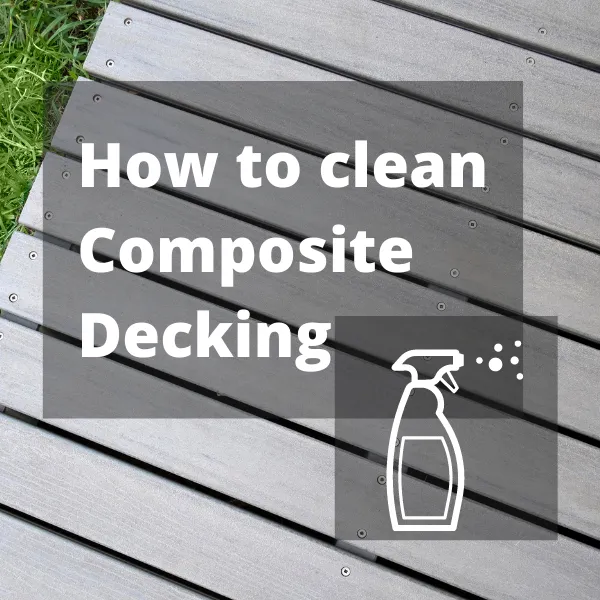 How to clean composite decking
