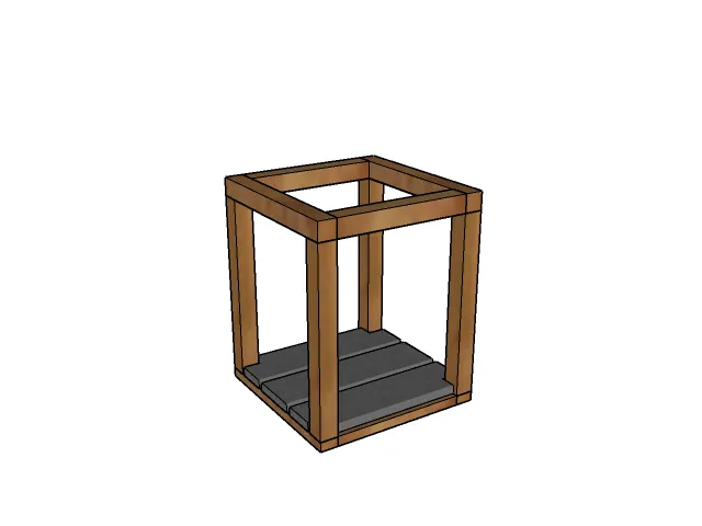 Building a composite planter step 2: The base