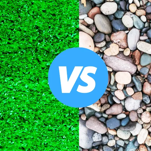 Artificial grass vs gravel