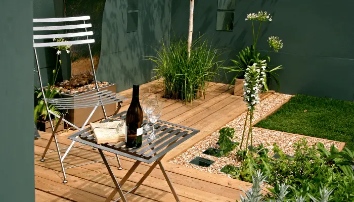 Wooden decking