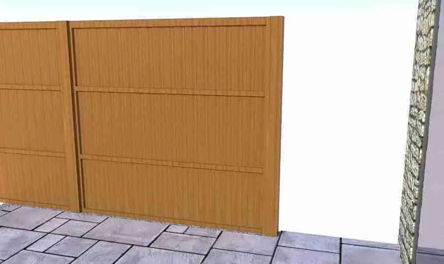 Install a weight bearing wooden fence post