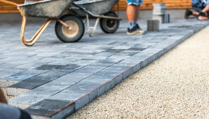 Shallow base paving