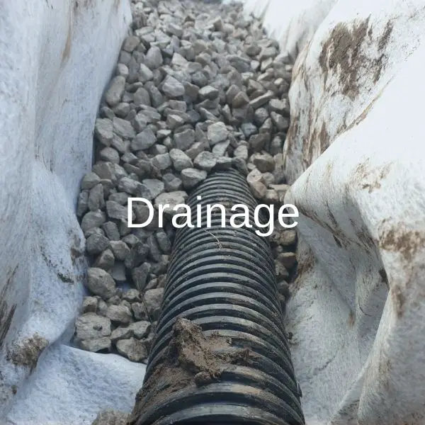 drainage w text