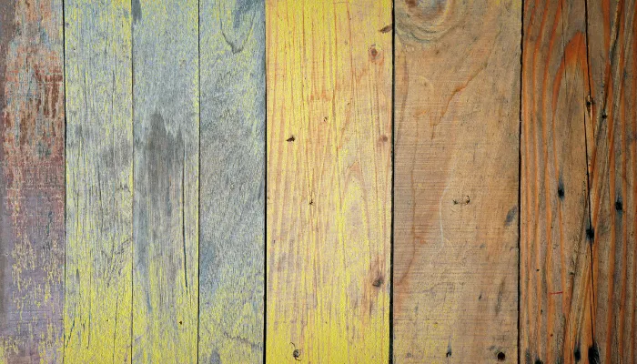 old wooden fence various colours